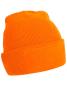 Preview: Patch-Beanie mit viereckigem Patch - verschiedene Farben - Gr. Onesize